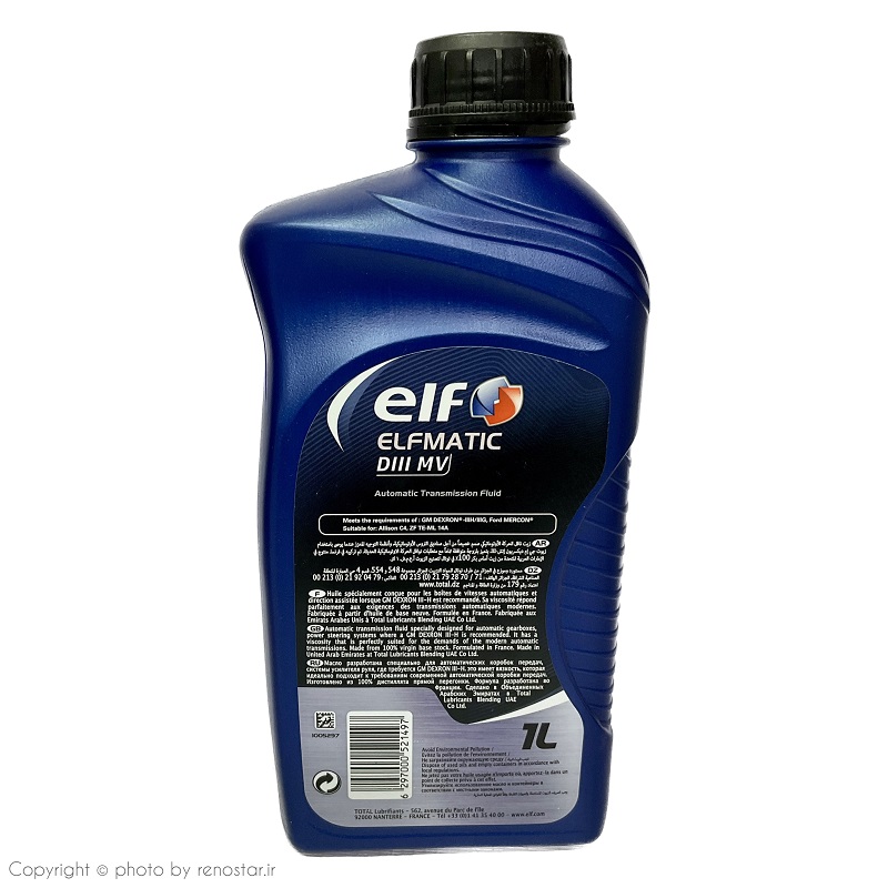 روغن گیربکس اتوماتیک ساندرو (elf) 