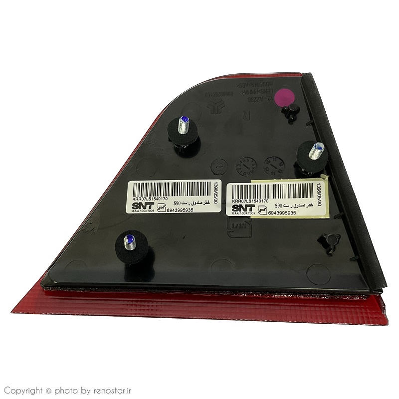 خطر عقب راست روی صندوق پارس تندر 