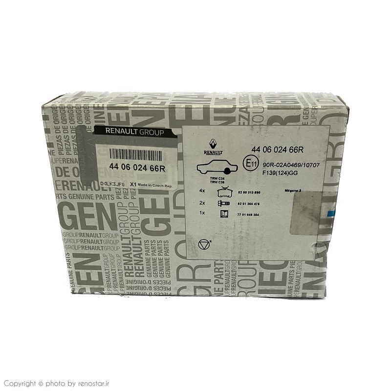 لنت عقب مگان اصلی 