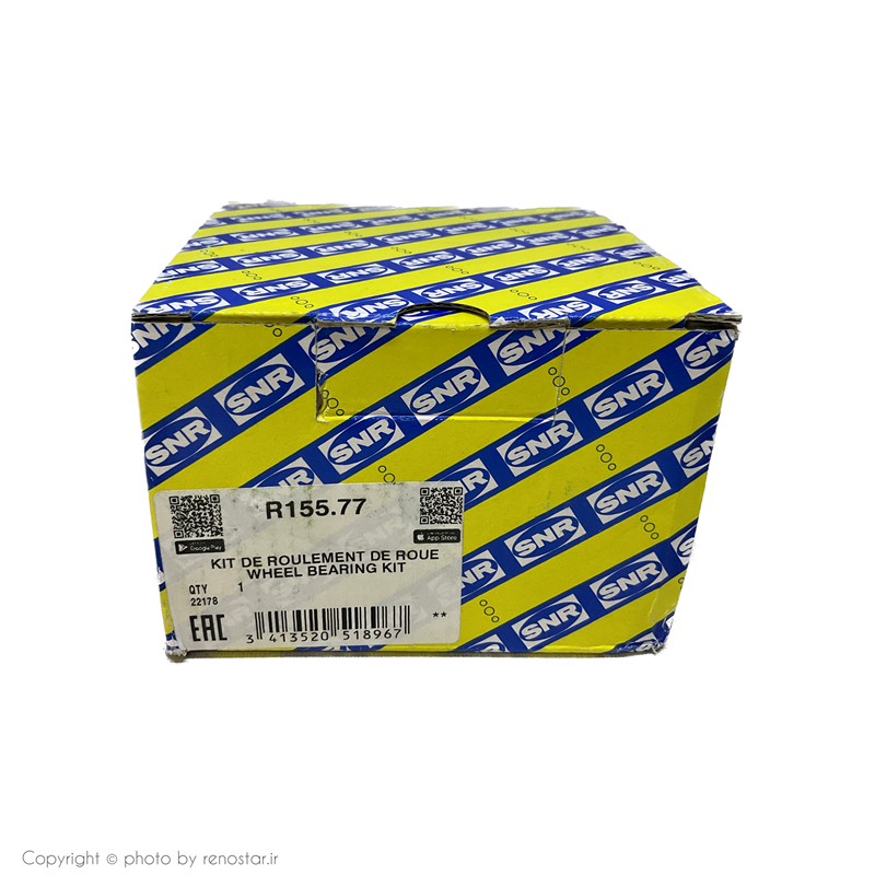 کیت بلبرینگ چرخ عقب مگان اصلی 